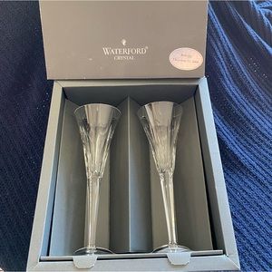Waterford “Love Toasting Flutes” Millennium Collection